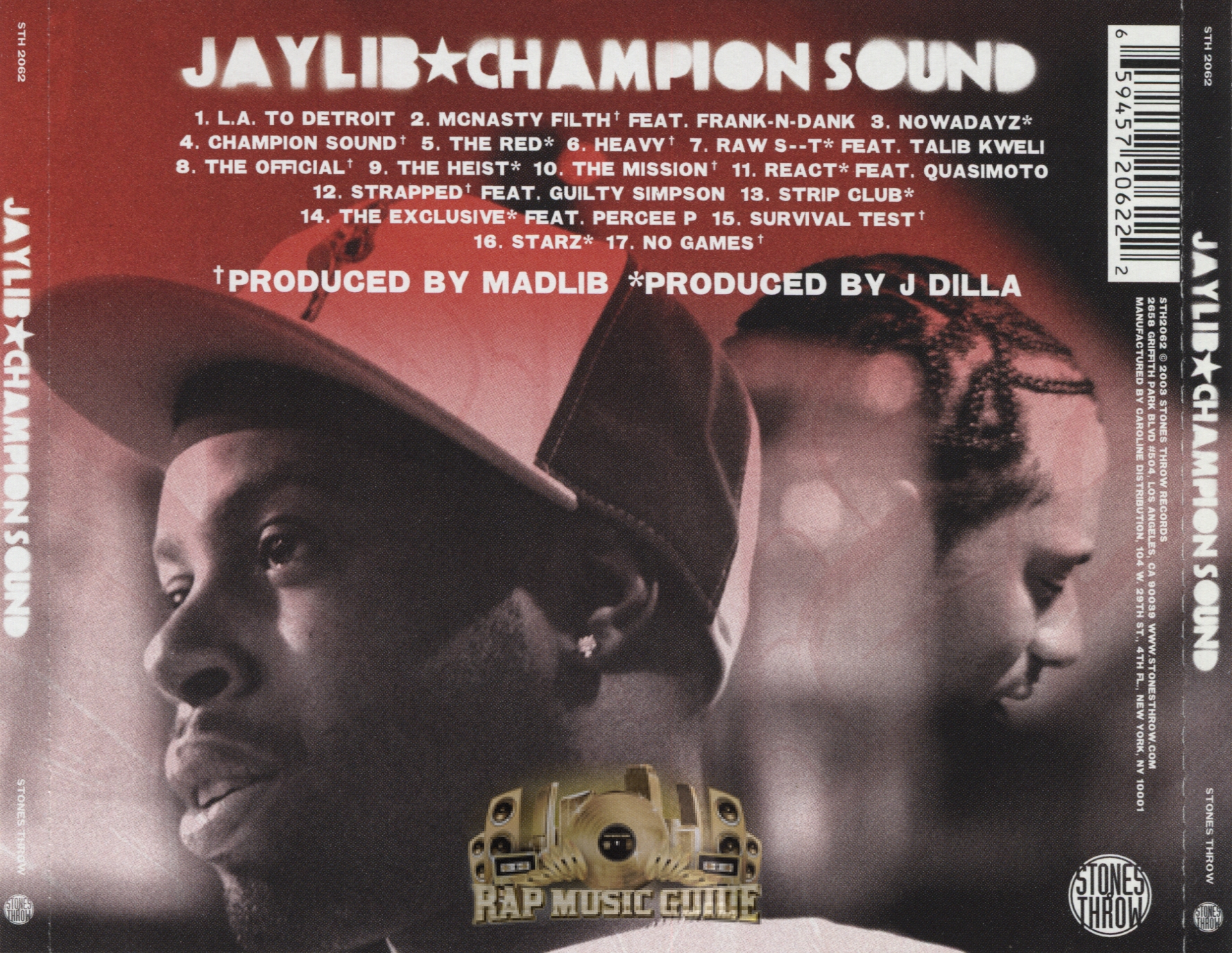 Jaylib - Champion Sound: CD | Rap Music Guide